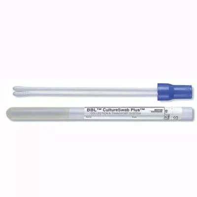 BD BBL CultureSwab Plus Amies Gel without Charcoal, Double Swab, 50/Box