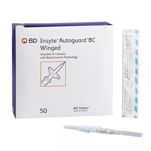 BD Insyte Autoguard IV Catheter BC Shielded with Button Retracting Safety Needle