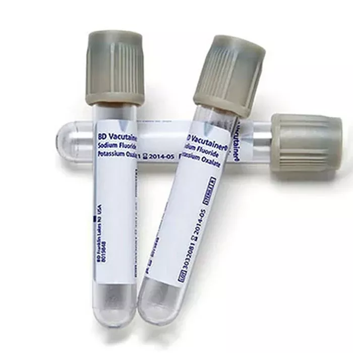 BD Vacutainer Fluoride Blood Collection Tubes 2 mL with Conventional Stopper 13mm x 75mm, 100/box