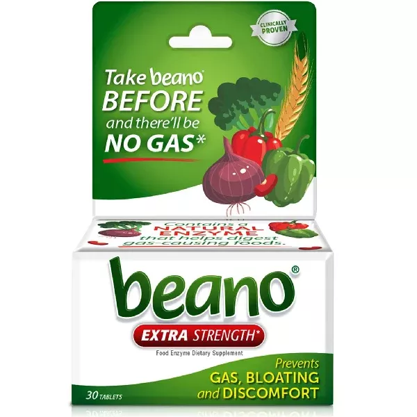 Beano Ultra Gas Prevention Tablets, 30 Count