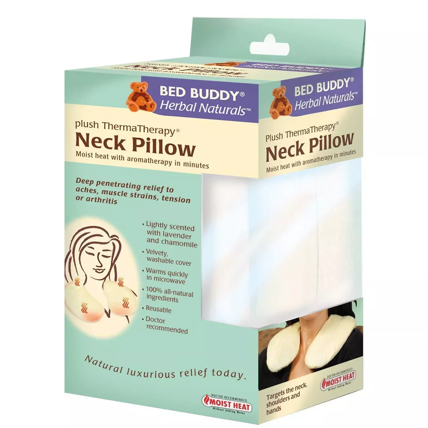 Bed Buddy Plush ThermaTherapy Neck Pillow, Carex
