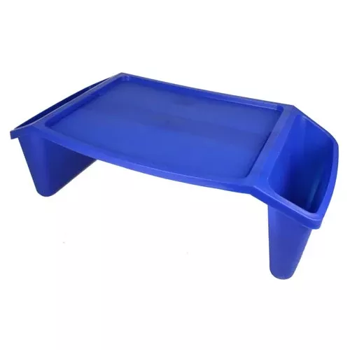 Bed Tray w/Side PocketsBlue
