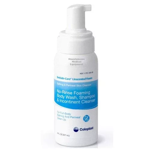 Bedside-Care Unscented Foam Bathing Perineal Skin Cleanser 8 oz
