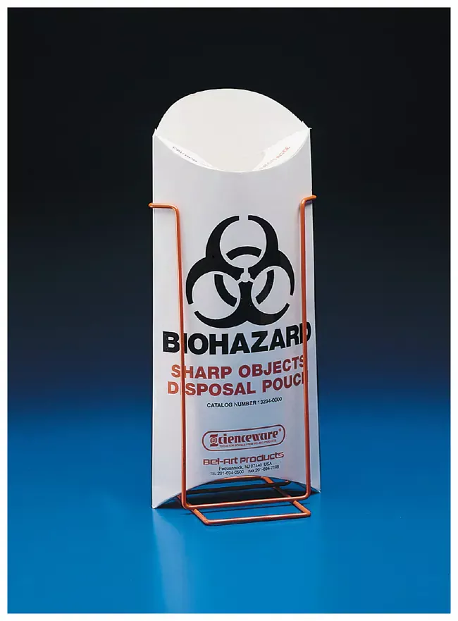 Bel-Art™ Biohazard Sharp Object Safety PouchGSA/VA ContractAvailable on GSA/VA contract for Federal Government customers.Learn More" />