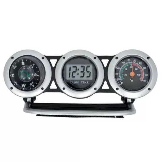 Bell Clock/Compass /Thermometer Combo