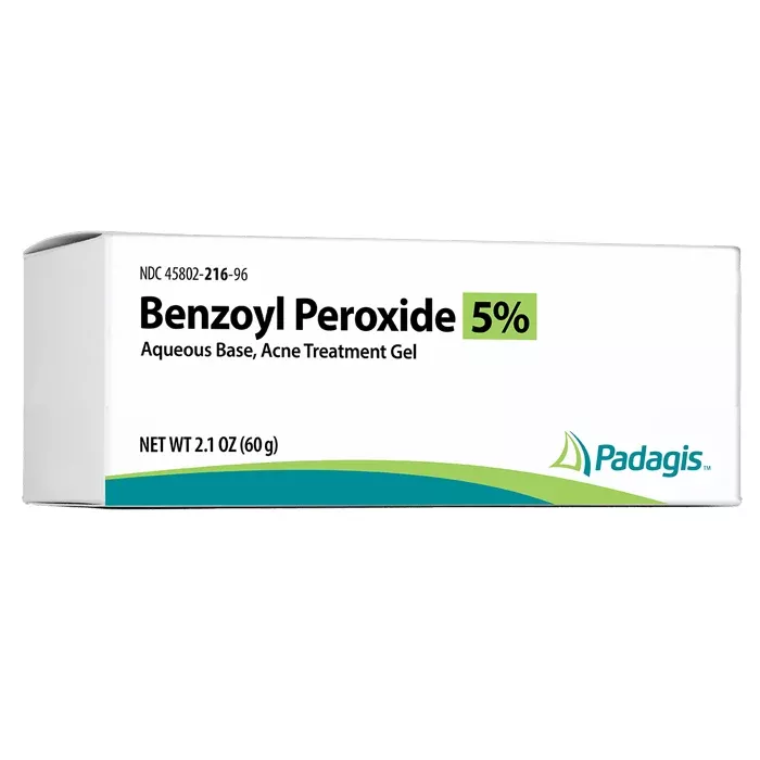 Benzoyl Peroxide 5% Aqueous Base, Acne Treatment Gel