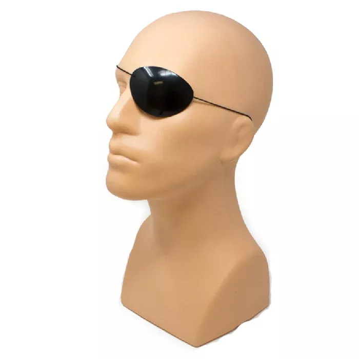 Bernell Plastic Eye Shields Black 12-Pack