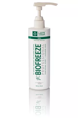 Biofreeze Professional, 16 oz Gel Pump, Green