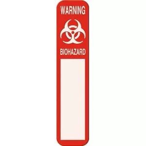Biohazard Warning Magnetic Door Sign
