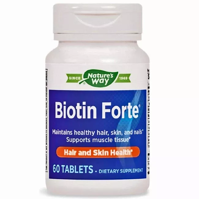 Biotin Forte Complex Tablets For Heathly Hair, Skin and Nails 60 Count