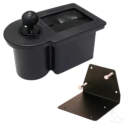 Black Ball Washer with Bracket for Yamaha Drive/Drive2 Golf Carts