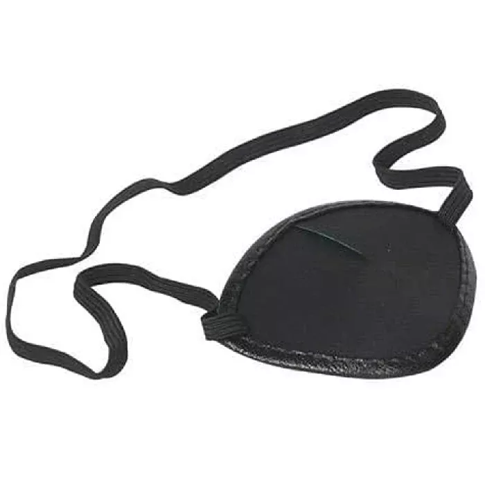 Black Eye Patch with Elastic Head Band