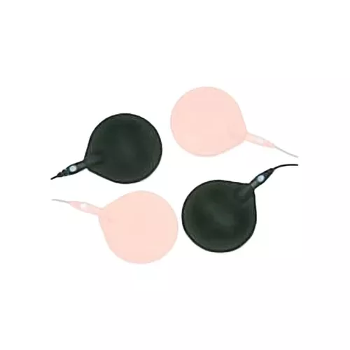 Black Rubber Carbon 3Electrodes