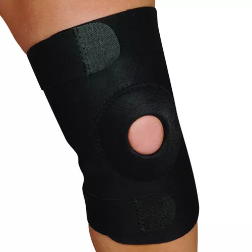 Blue Jay Adj Knee Support Open Patella DesignBlackSm/Md
