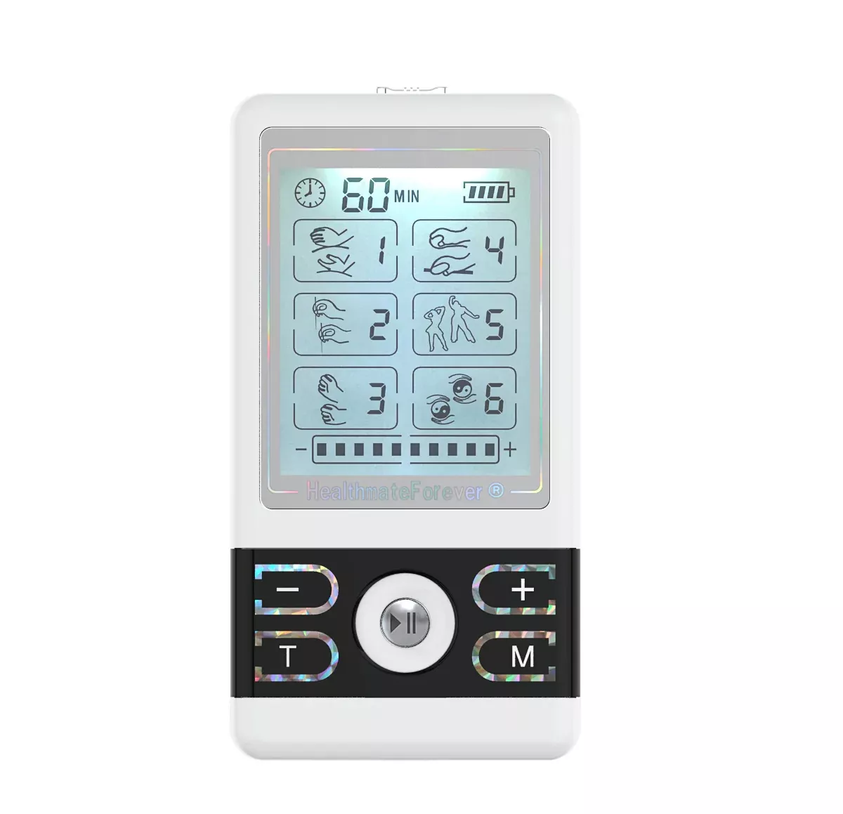 BM6GL Wireless Rechargeable TENS Unit & Muscle Stimulator for Back Shoulder Sciatica Nerve Pain Relief