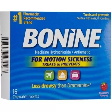 Bonine Chewables Motion Sickness 16 Chewable Tablets