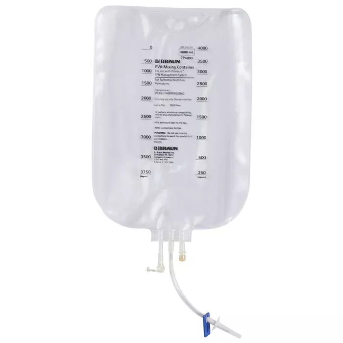 Braun Pinnacle 3-in-1 Empty IV Bag 4000 mL (5-Pack)