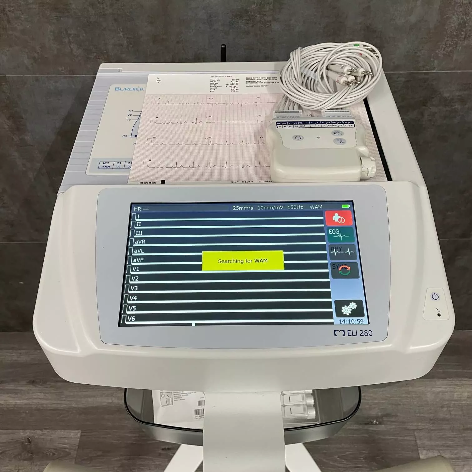 Burdick Mortara ELI 280 ECG - 12-Lead