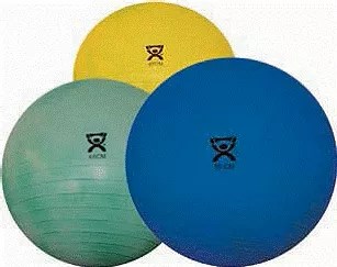 Cando Deluxe ABS Inflatable Ball55cm (21.6 )Orange