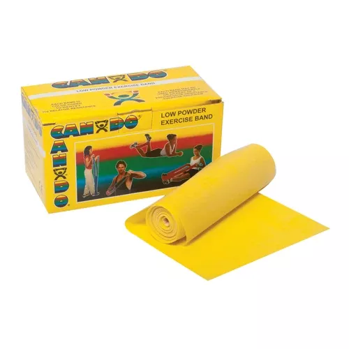 Cando Exercise Band Yellow X- Light 6-Yard Roll