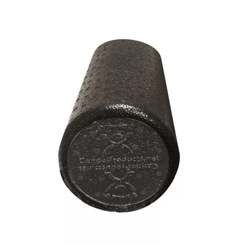 CanDo Foam Roller Black Compos Extra FirmRound6x 12