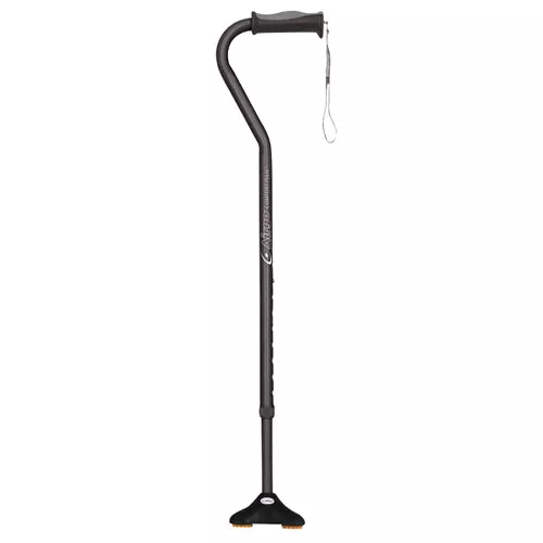 Cane w/ Miniquad Ultra Stable TipBlack