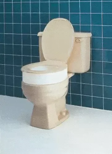 Carex Raised Toilet Seat Elevator B307-00