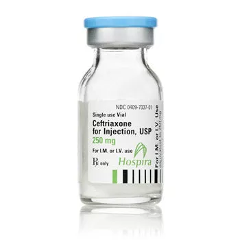 Ceftriaxone Sodium Injection 10 gram Pharmacy Bulk Vial by Pfizer (Rx)