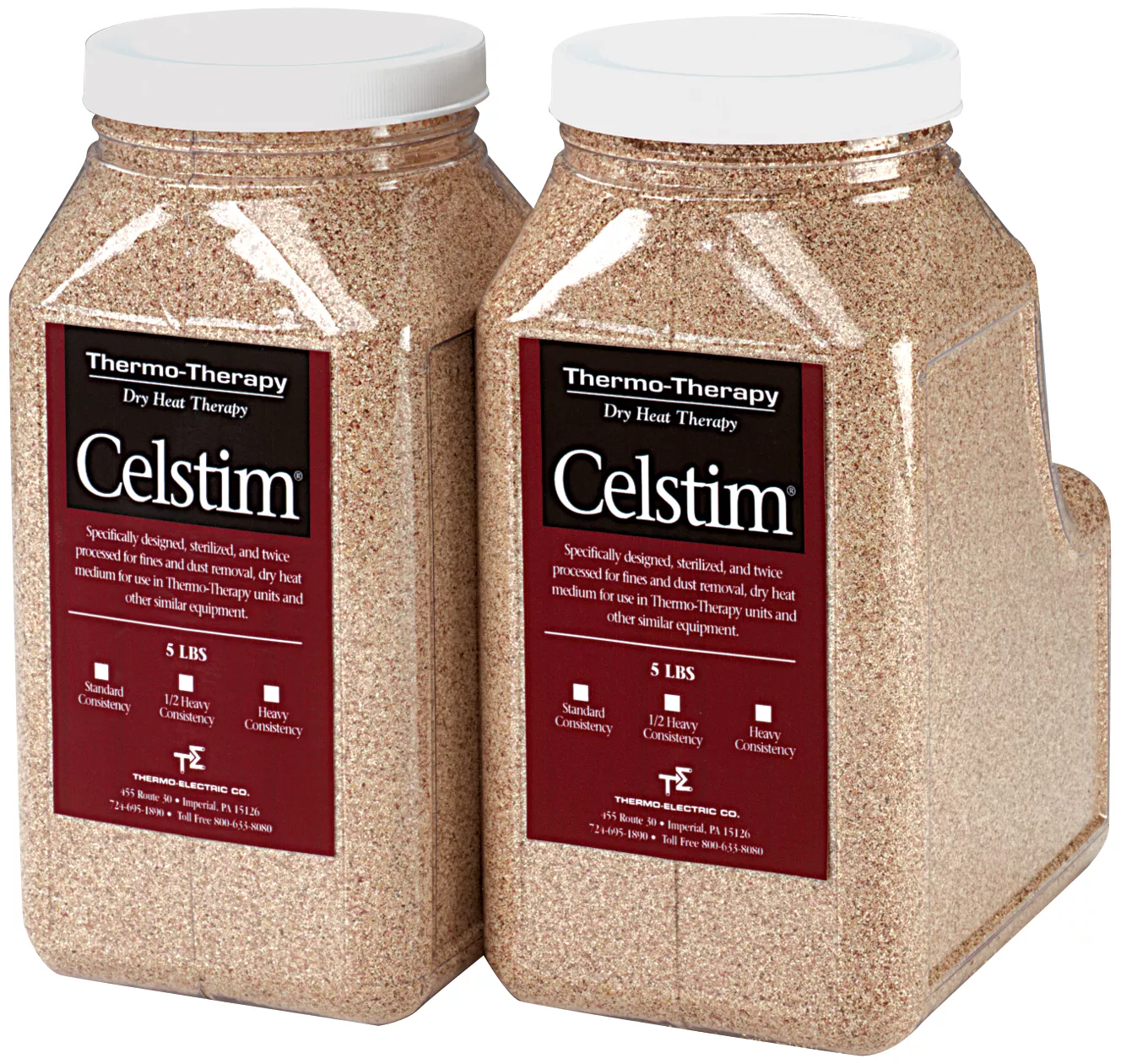 Celstim, Replacement, (2) 5 lb. Plastic Containers