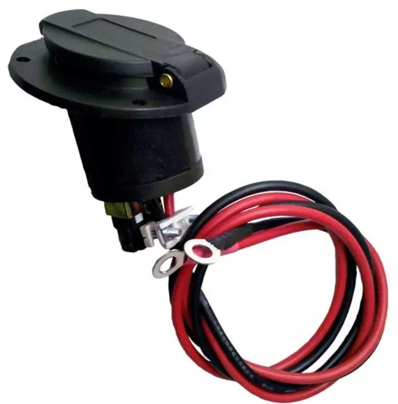 Charger Receptacle W/Harness, Switch And Charger Wires