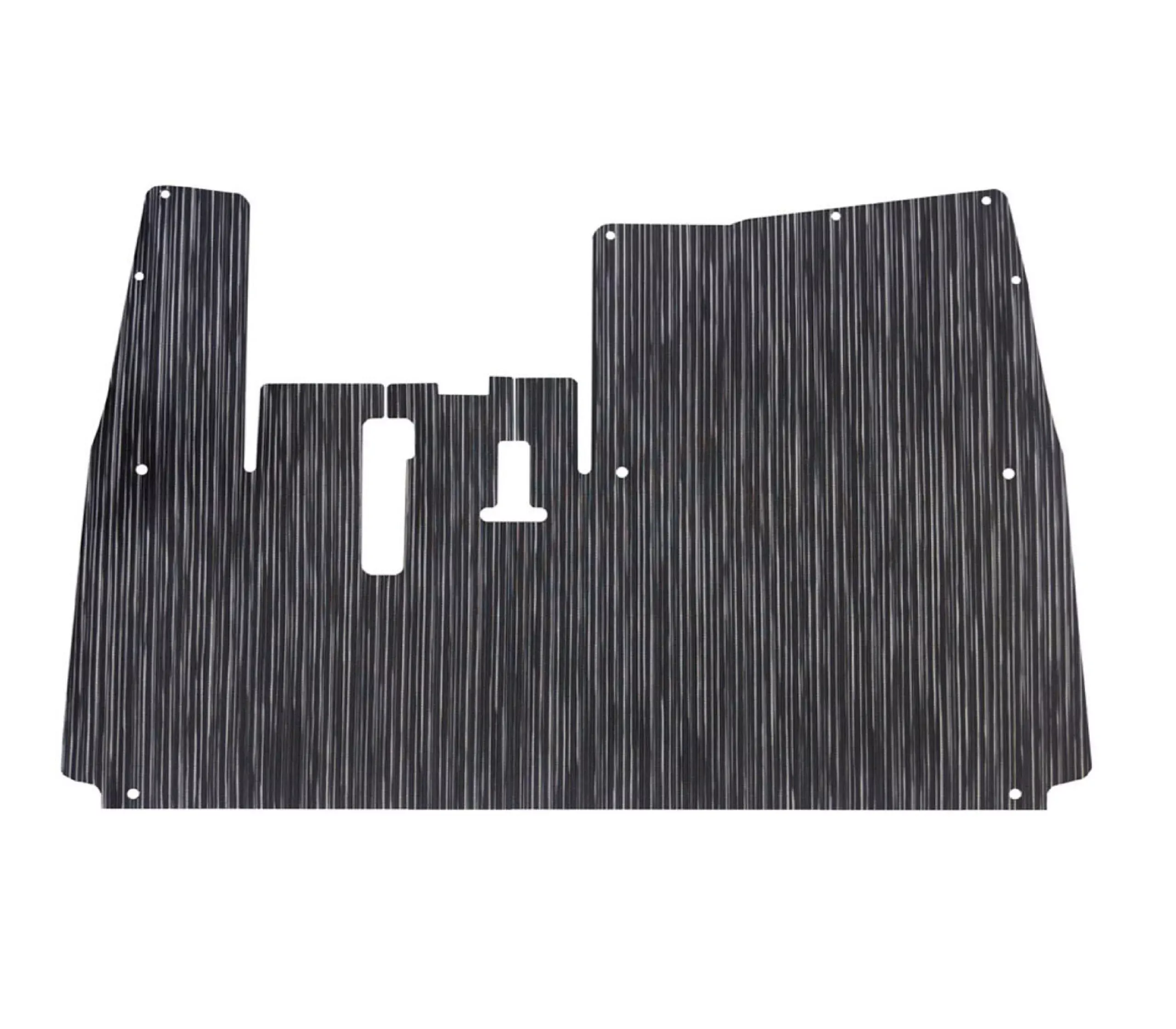 Chilewich Premium Yamaha Black Ribweave Floor Mat (Model Drive2)