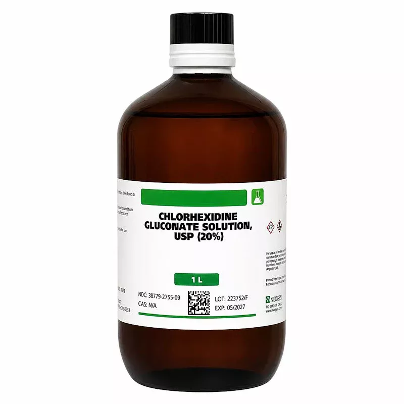 Chlorhexidine Gluconate Solution 20% API Liquid USP (Rx)