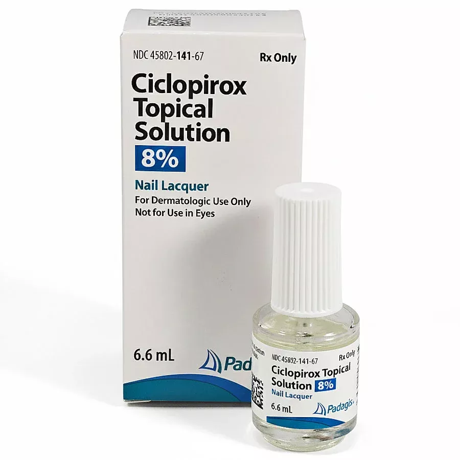 Ciclopirox Topical Solution 8% Nail Lacquer 6.6 mL