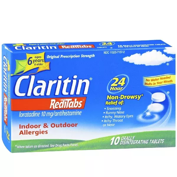 Claritin Reditabs 12 Hour Allergy Relief Melting Tablets 10mg