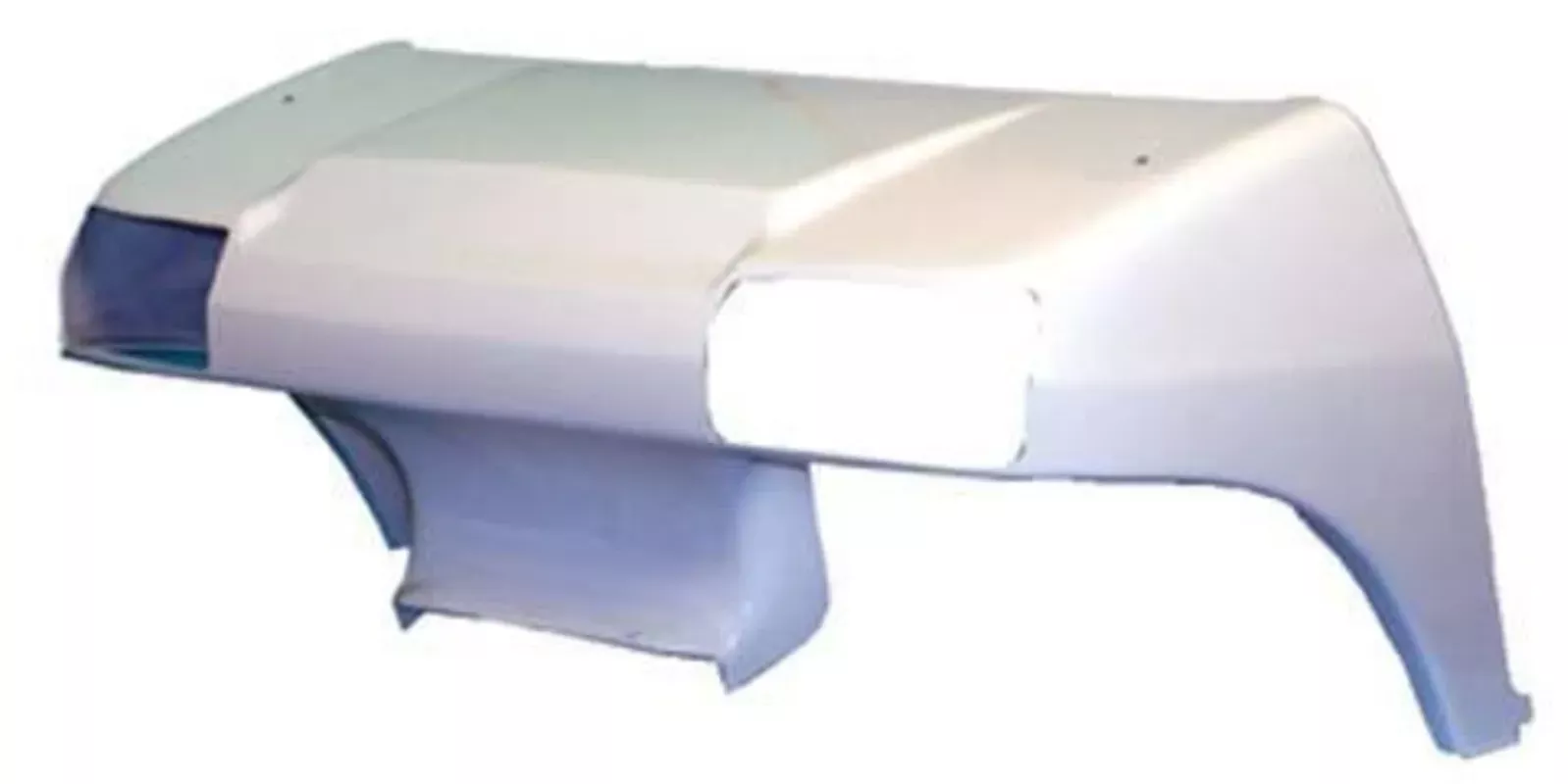 Club Car DS White Front Cowl W/ Headlight Cut-Outs (Years 1982-Up)