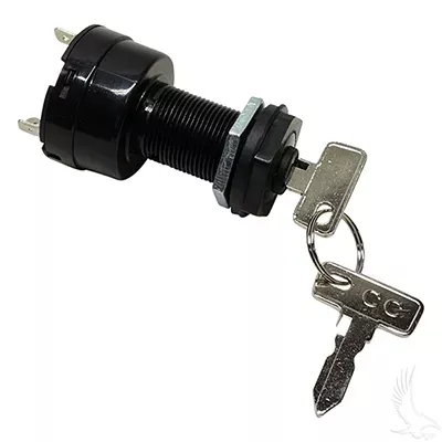 Club Car Gas Key Switch | Uncommon Ignition Switch for Tempo, Onward, Precedent, DS Models