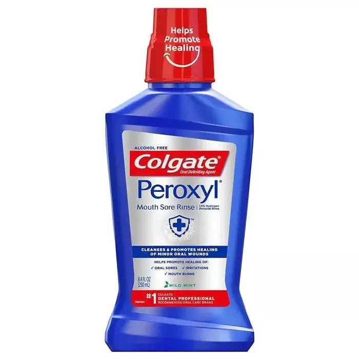Colgate Peroxyl Sore Mouth Oral Rinse 16 oz