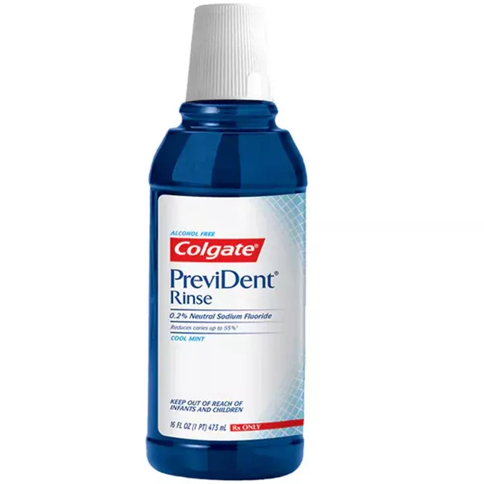 Colgate PreviDent Dental Oral Rinse, Cool Mint 16 oz (RX)