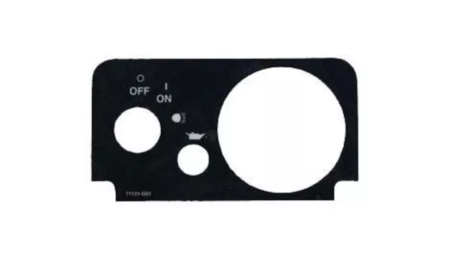 Console Label For Fuel & Oil Light For Fleet (Years 2010-Up)