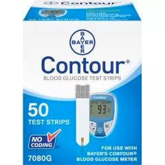 Contour Blood Glucose Test Strips 50/box