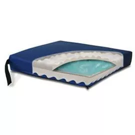 Convoluted Foam-Gel Wheelchair Cushion