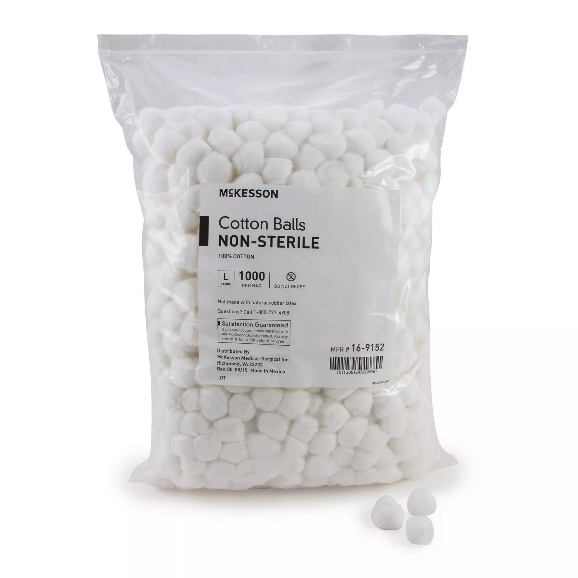 Cotton Ball McKesson Large NonSterile