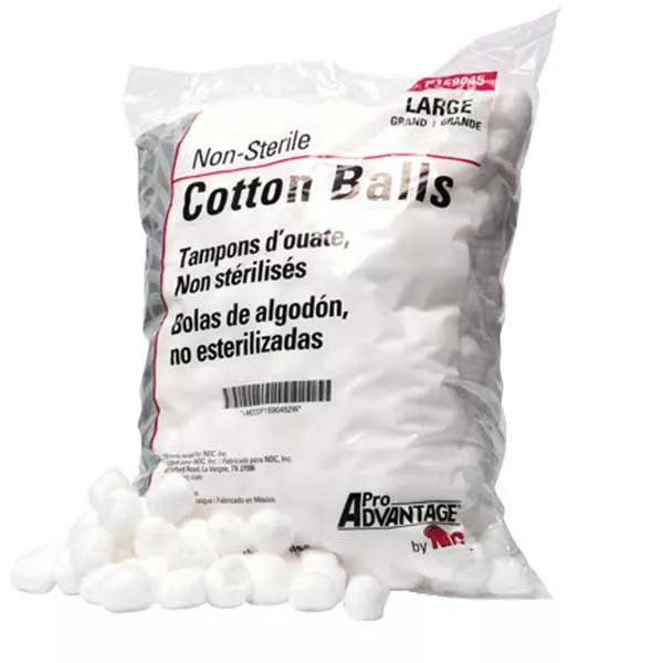 Cotton Balls, Medium Size, 2000 Per Bag