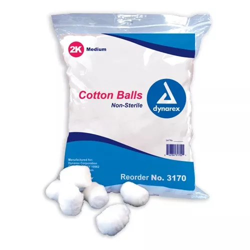 Cotton BallsNon Sterile Medium Pk/2000