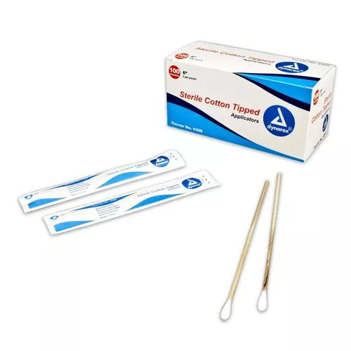 Cotton Tipped Applicators-6Sterile Bx/100