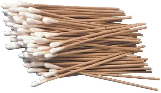 Cotton Tipped Applicators, Sterile, 6″; (2) Applicators/Pack; (100) Pks/Box