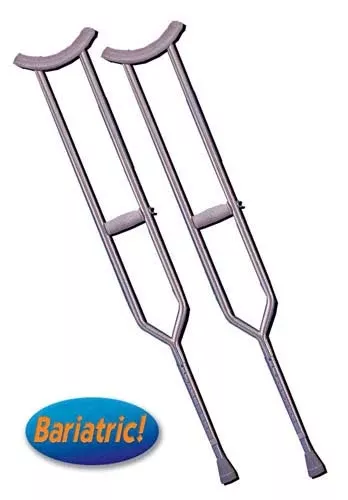 CrutchesSteelH/D Bariatric Adult(Pair)