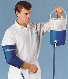 Cryo/Cuff Gravity Cooler with Elbow Cuff