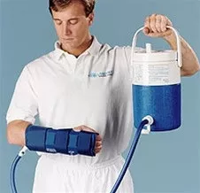 Cryo/Cuff Gravity Cooler with Hand/Wrist Cuff