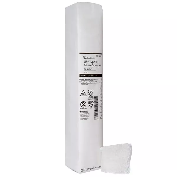 Curity Non-Sterile Gauze Sponges 12-Ply, USP Type VII